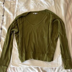 Free People Santa Clara Thermal small green
